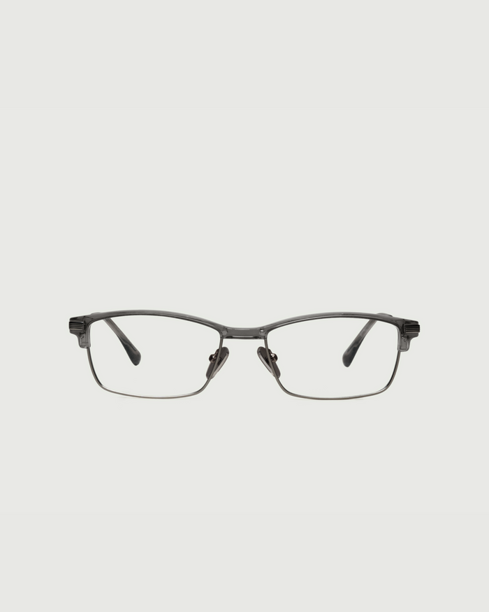 Ant::Foster Eyeglasses Rectangle Black plant-based plastic front