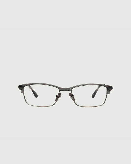 Ant::Foster Eyeglasses Rectangle Black plant-based plastic front