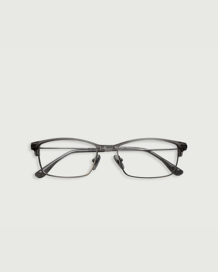 Ant::Foster Eyeglasses Rectangle Black plant-based plastic top