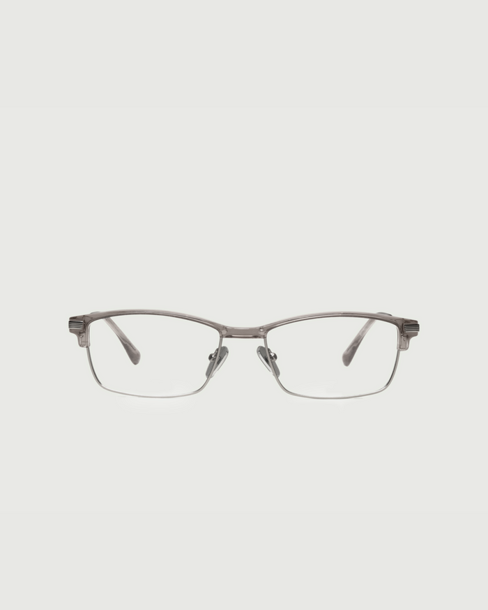 Cove::Foster Eyeglasses Rectangle Black plant-based plastic front