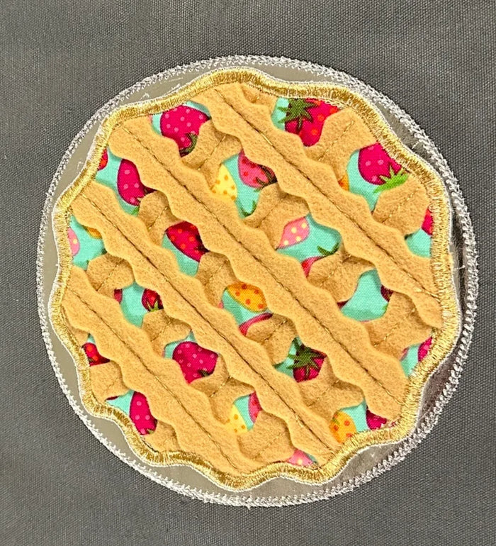 Fruity Pie (Downloadable Machine Embroidery Pattern)