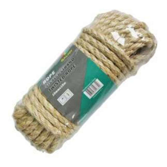 Galiot Rope Sisal 3 Ply 10mm x 15m