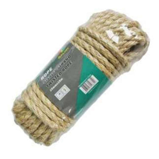 Galiot Rope Sisal 3 Ply 10mm x 15m