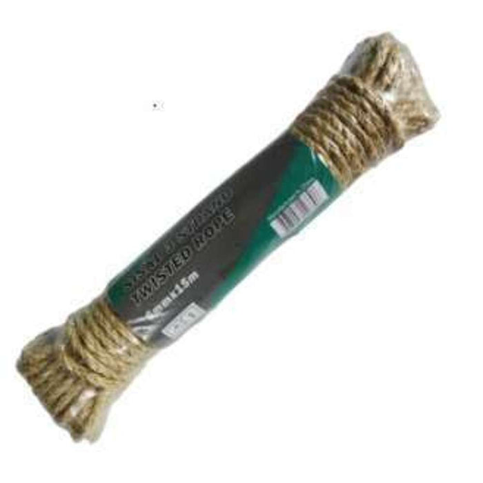 Galiot Rope Sisal 3 Ply 6mm x 15m