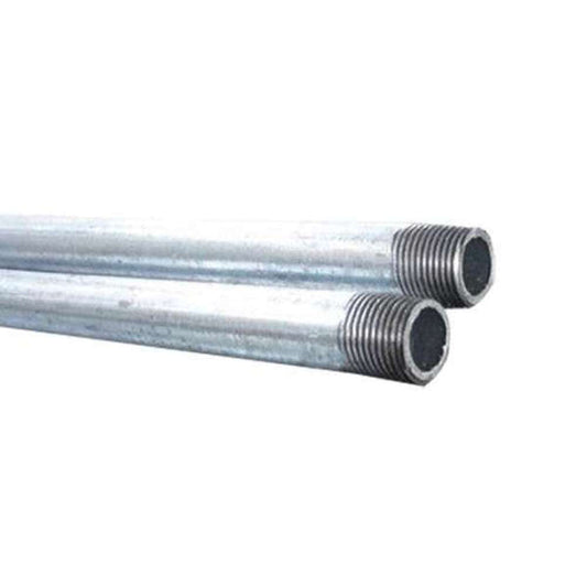 Galv Pipe B Grade 25 x 3.2mm x 6m Medium Screw & Socket