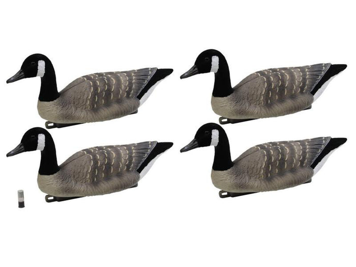 Game On Canada Goose Flocked Floating Decoys 4 Pack | Upright