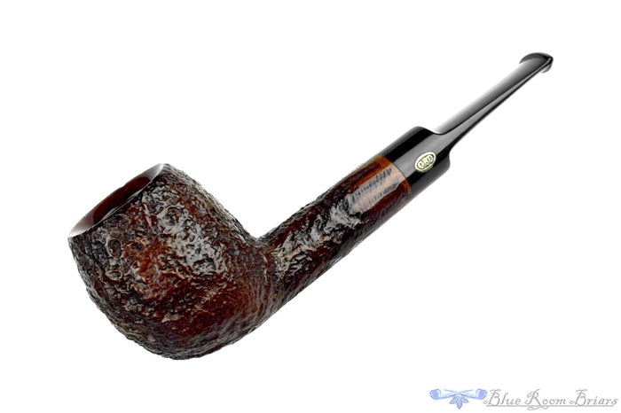 Blue Room Briars is proud to present this GBD Conquest Prehistoric 81 (Pre Cadogan) Sandblast Apple Sitter Estate Pipe