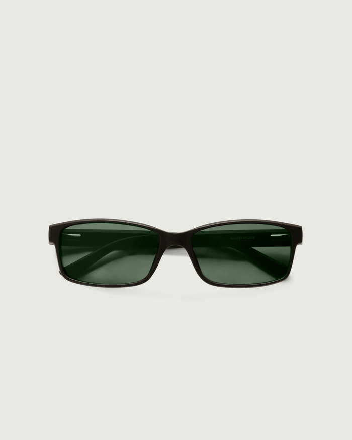 Mantis::Gene Wide Sunglasses rectangle brown recycled polyester top