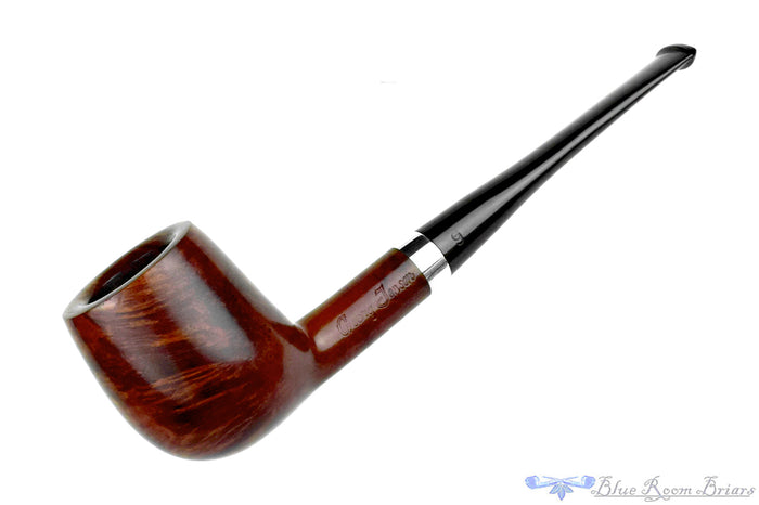 Blue Room Briars is proud to present this Georg Jensen Handmade Billiard with Nickel Estate Pipe