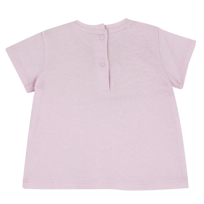 Girls Pink Graphic Printed T-shirt