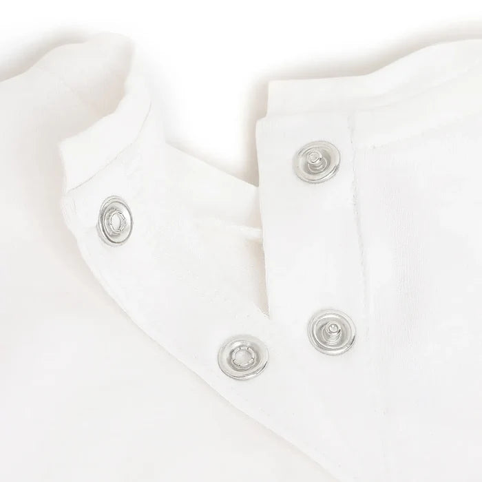 Girls White Printed T-shirt