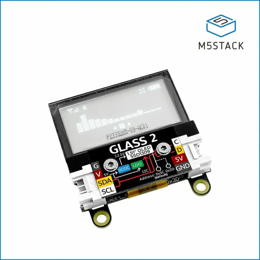 Glass 2 Unit w/ 1.51inch Transparent OLED - m5stack-store