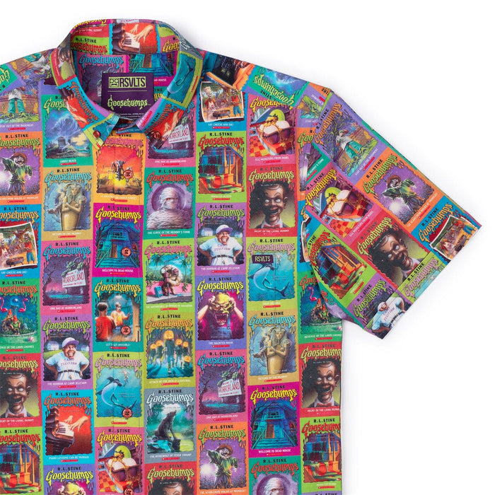 RSVLTS XS Goosebumps Short Sleeve Shirt Goosebumps "Book Fair Nightmare" – KUNUFLEX Short Sleeve Shirt Goosebumps "Book Fair Nightmare" – KUNUFLEX Short Sleeve Shirt