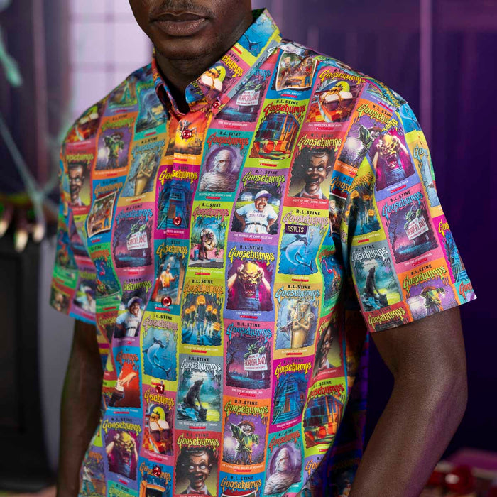 RSVLTS Goosebumps Short Sleeve Shirt Goosebumps "Book Fair Nightmare" – KUNUFLEX Short Sleeve Shirt Goosebumps "Book Fair Nightmare" – KUNUFLEX Short Sleeve Shirt