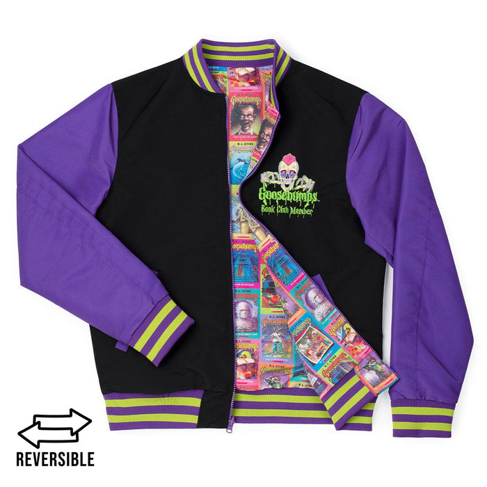 RSVLTS S Goosebumps Jacket Goosebumps "Reader Beware..." –  Reversible Bomber Jacket Goosebumps "Reader Beware..." –  Reversible Bomber Jacket