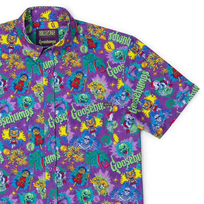 RSVLTS XS Goosebumps Short Sleeve Shirt Goosebumps "Scared Sheetless" – KUNUFLEX Short Sleeve Shirt Goosebumps "Scared Sheetless" – KUNUFLEX Short Sleeve Shirt