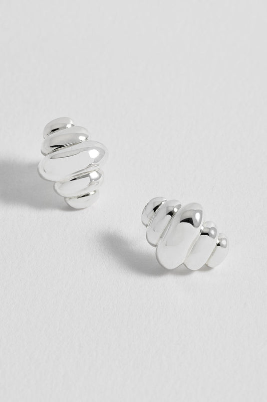 Graduating Sculptural Stud Earrings