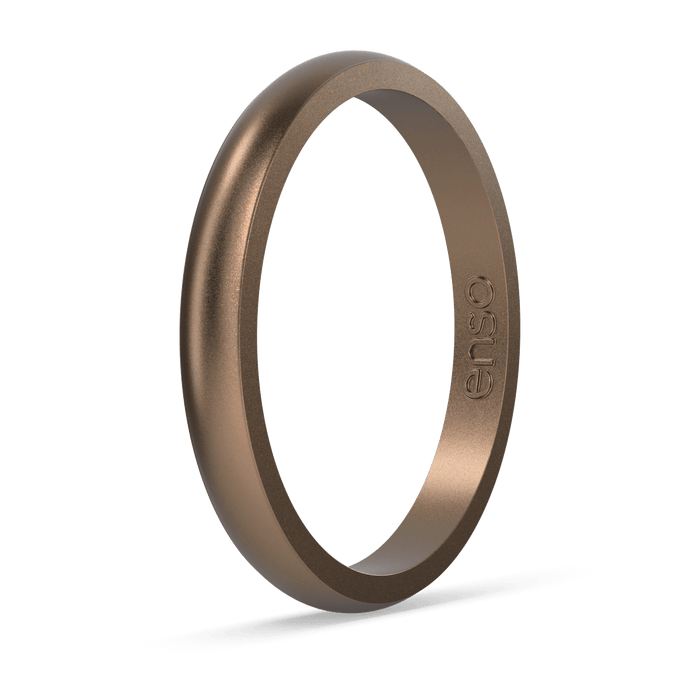 Elements Classic Halo Silicone Ring - Bronze