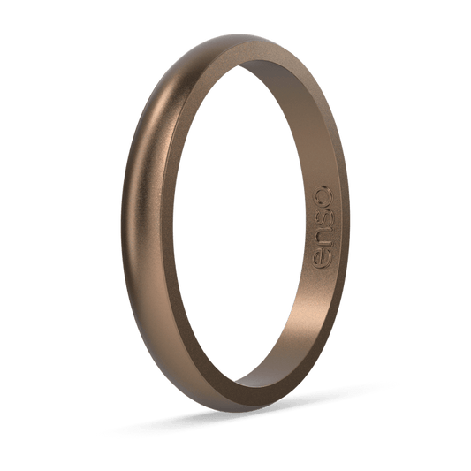 Elements Classic Halo Silicone Ring - Bronze