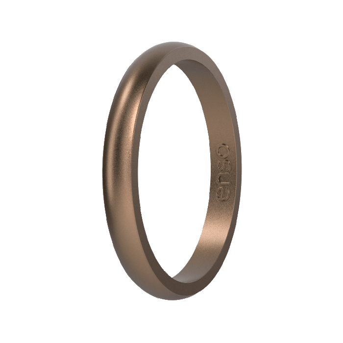 Elements Classic Halo Silicone Ring - Bronze