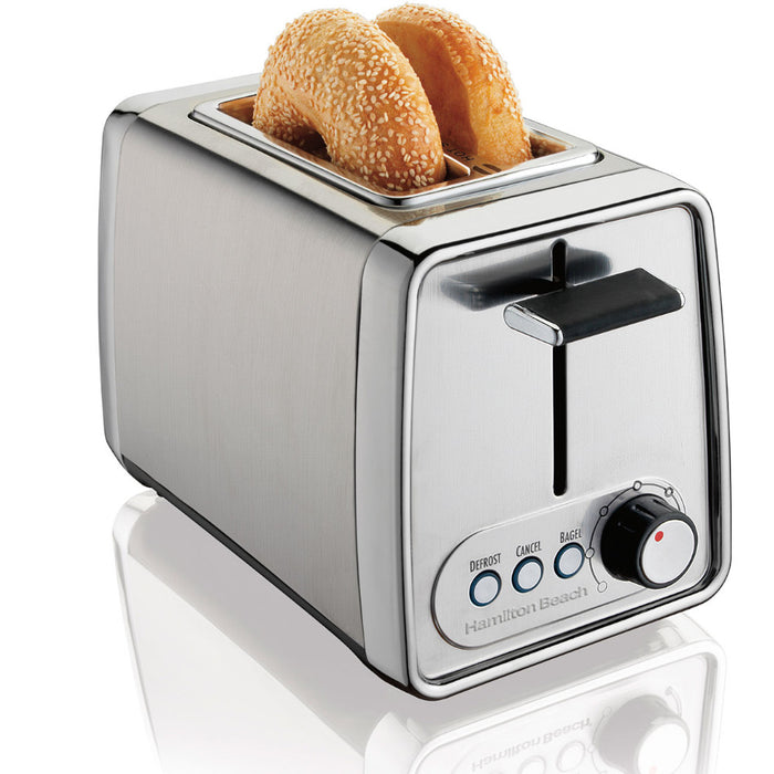 HAMILTON BEACH  2 Slice Stainless Steel Toaster - 22785