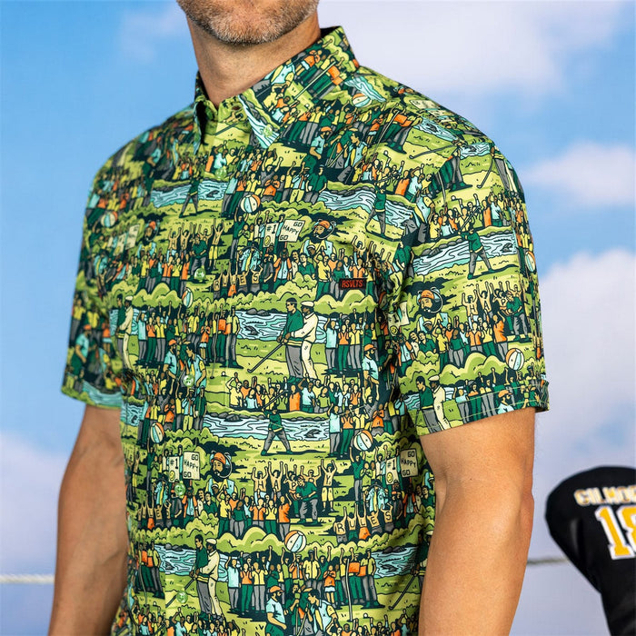 RSVLTS Happy Gilmore Short Sleeve Shirt Happy Gilmore "Happy's Hooligans" – KUNUFLEX Short Sleeve Shirt Happy Gilmore "Happy's Hooligans" – KUNUFLEX Short Sleeve Shirt