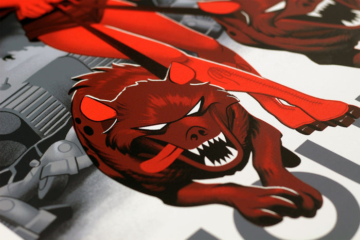 Harley's Holiday Variant Screenprinted Poster