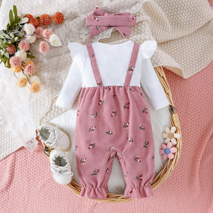 HARLOW Floral Bowtie Jumpsuit