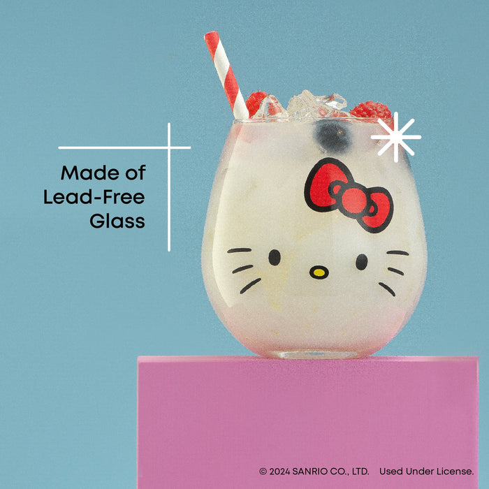 Hello Kitty and Friends Hello Sippy Stemless Glasses (Set of 4) Home Goods JoyJolt