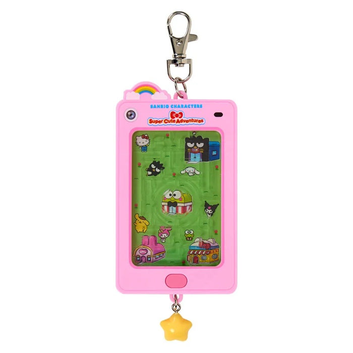Hello Kitty and Friends Interactive Smartphone-shaped Bag Charm (Pink) Accessory Japan Original