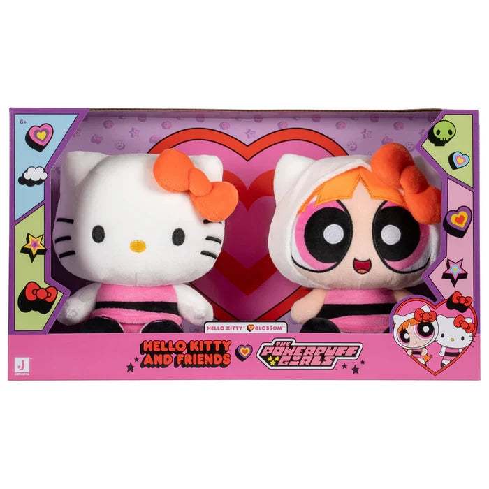 Hello Kitty and Friends x Powerpuff Girls 8" Plush Set Plush Jazwares
