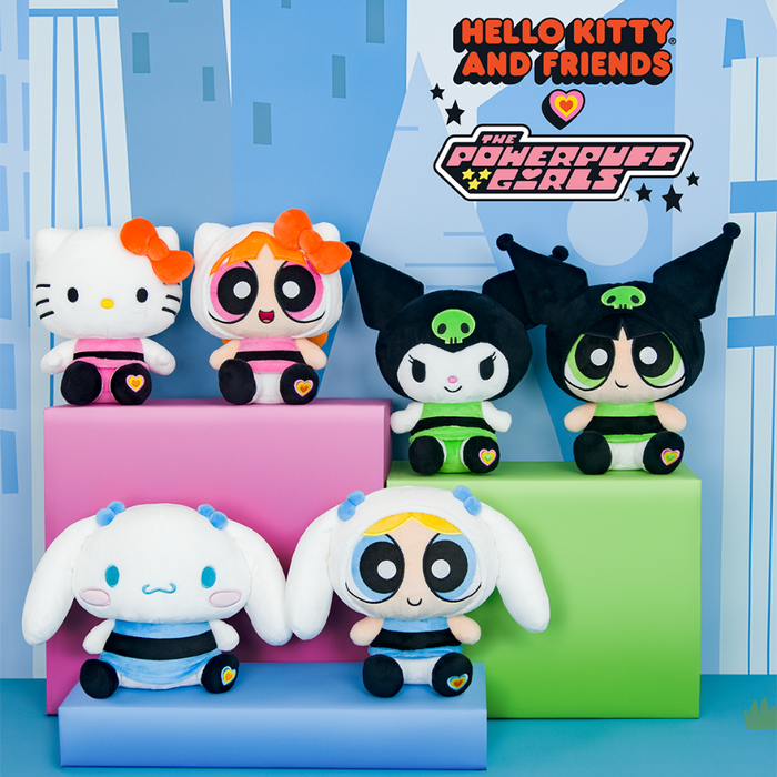 Hello Kitty and Friends x Powerpuff Girls 8" Plush Set Plush Jazwares
