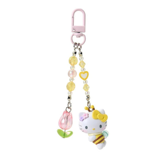 Hello Kitty Beaded Bag Charm (Sweet As Can Bee Series) Accessory Japan Original