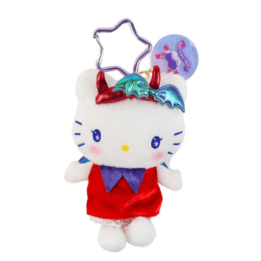 Hello Kitty Dark Plush Mascot Keychain (Bright and Dark Angel Series) Accessory Global Original