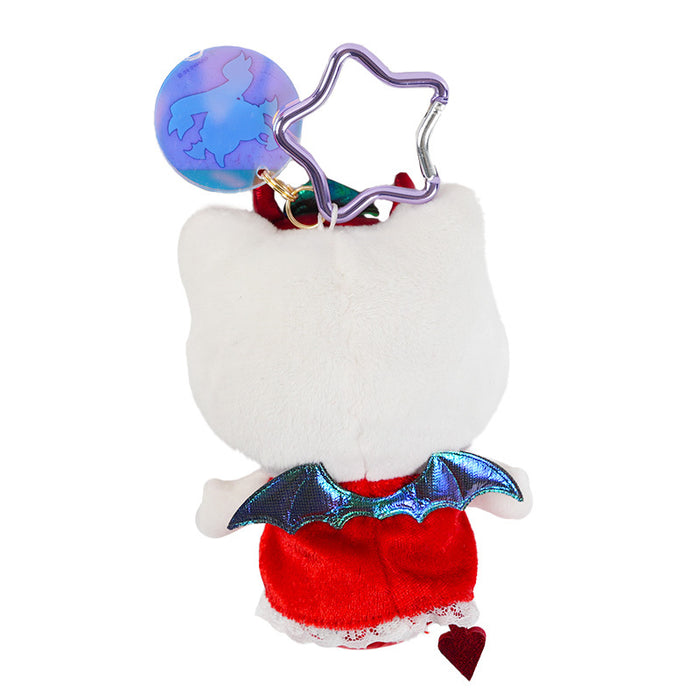 Hello Kitty Dark Plush Mascot Keychain (Bright and Dark Angel Series) Accessory Global Original