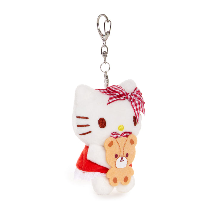 Hello Kitty Plush Mascot Keychain (Red Gingham) Plush NAKAJIMA CORPORATION