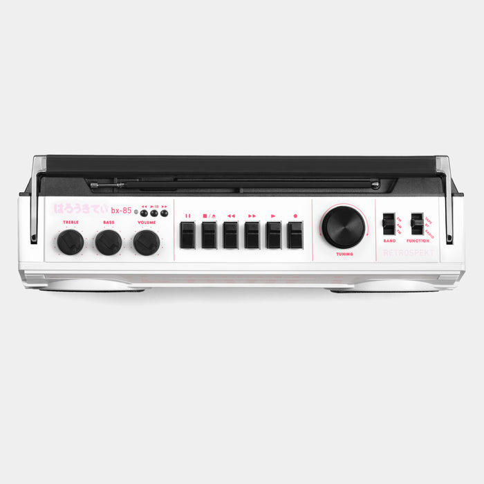 Hello Kitty Strawberry Kawaii BX-85 Bluetooth Cassette Player Boombox Electronic RETROSPEKT
