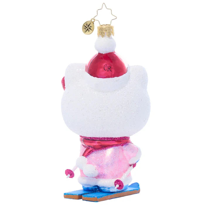 Hello Kitty x Christopher Radko Handmade Glass Ornament (Aspen Adventure) Seasonal RAUCH BRANDS