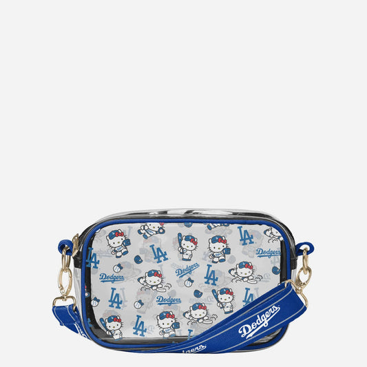 Hello Kitty x Los Angeles Dodgers Clear Crossbody Bag Bags FOCO
