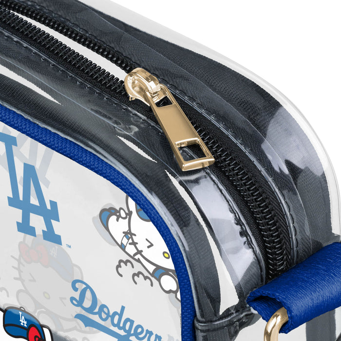 Hello Kitty x Los Angeles Dodgers Clear Crossbody Bag Bags FOCO
