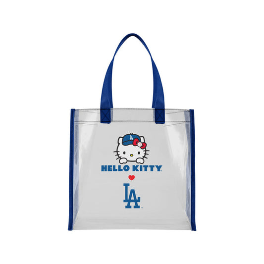 Hello Kitty x Los Angeles Dodgers Clear Tote Bag Bags FOCO