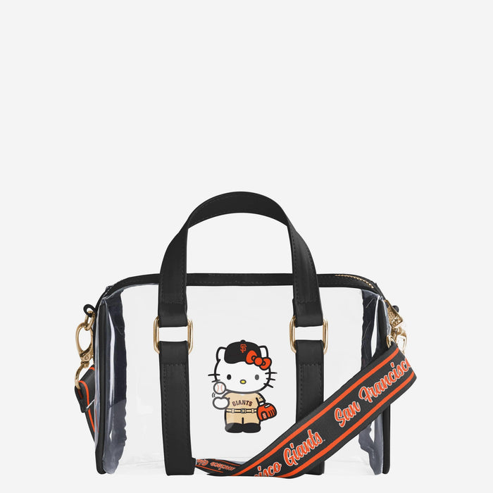 Hello Kitty x San Francisco Giants Clear Barrel Bag Bags FOCO