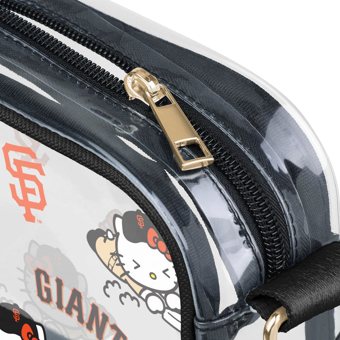 Hello Kitty x San Francisco Giants Clear Crossbody Bag Bags FOCO