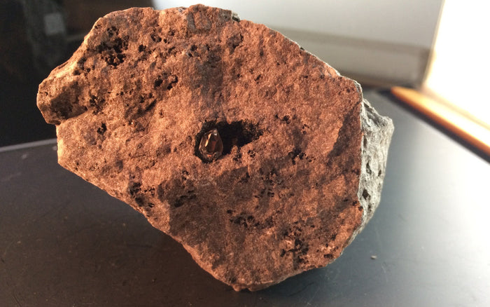 Herkimer Diamond in Limestone Matrix 90 - Middleville, NY | Of Coins & Crystals