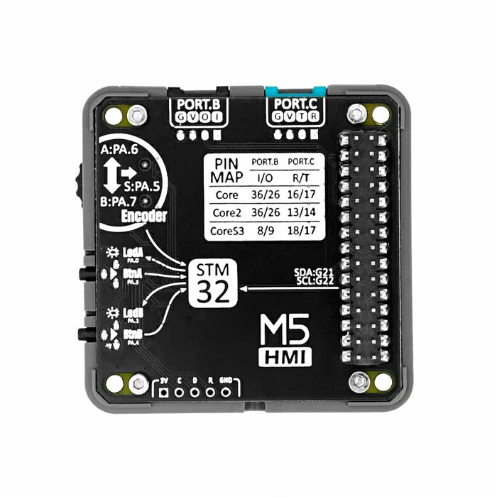 HMI Module with Encoder and 500mAh Battery (STM32F030) - m5stack-store
