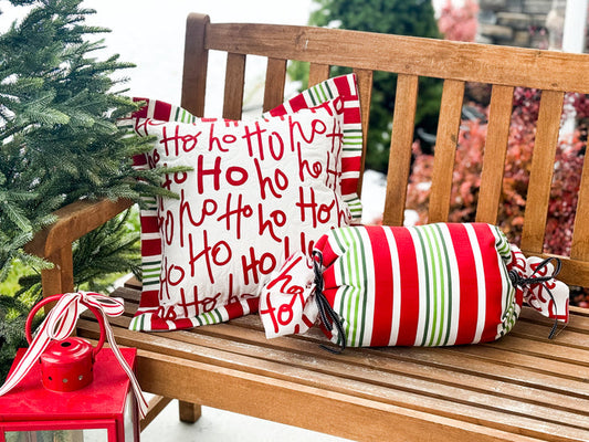 Ho Ho Ho Porch Pillow Set (Downloadable Pattern)