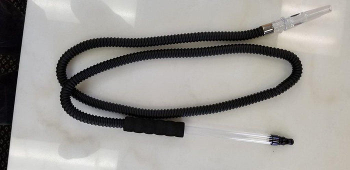 HOOKAH GRIP HOSE WITH SEE THROUGH HANDLE (Wholesale)