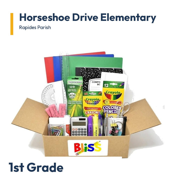 Horseshoe Drive Elementary 1st Grade School Supply Kit