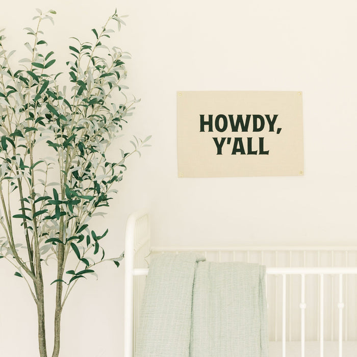 Howdy, Y'all Wall Hanging Wall Hanging Nursery Decor
