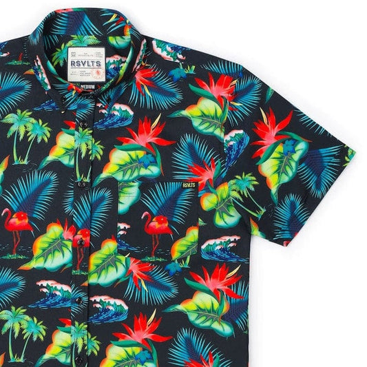 RSVLTS XS RSVLTS Short Sleeve Shirt Hyper Tropics – KUNUFLEX Short Sleeve Shirt Hyper Tropics – KUNUFLEX Short Sleeve Shirt